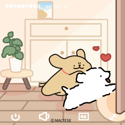 线条小狗