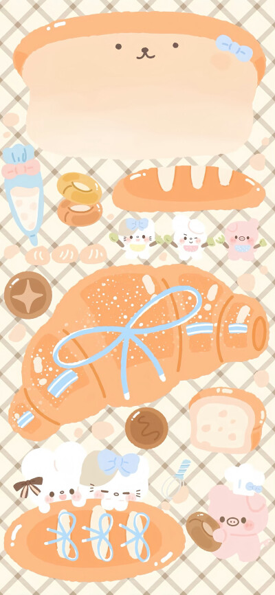 一期可爱食物壁纸/
画师：蕉蕉
#插画壁纸#