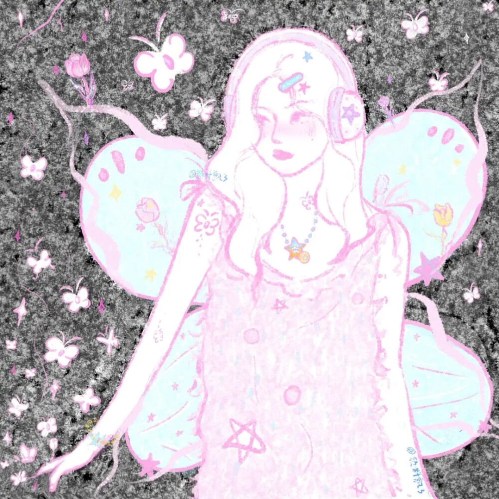小众艺术感女生头像