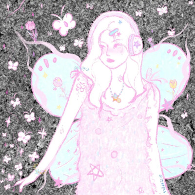 小众艺术感女生头像