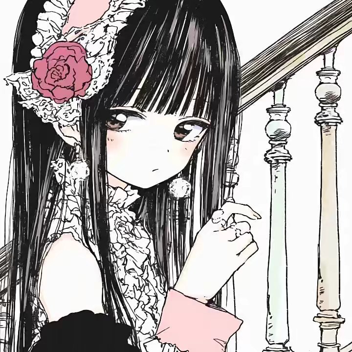 ♡芙苍寂夜♡＃动漫头像＃Wechat头像＃古风头像＃可爱头像＃可爱女头＃手绘头像＃情侣头像＃黑白头像