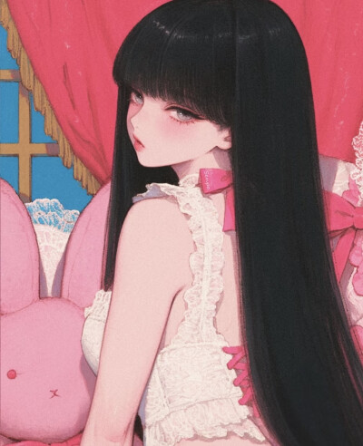 插画少女