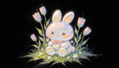 郁金香小兔