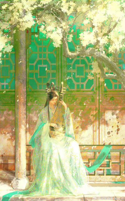 古风手绘女