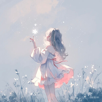 手绘女头❤
