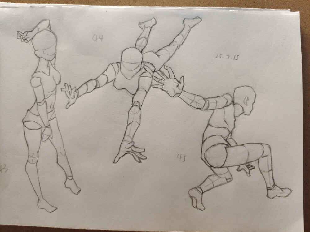 练习 图源xhs:速写超人寸寸