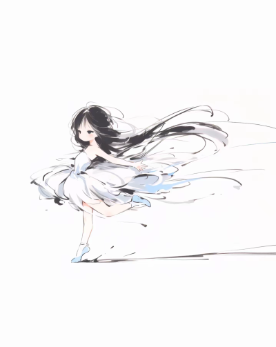 手绘女头❤