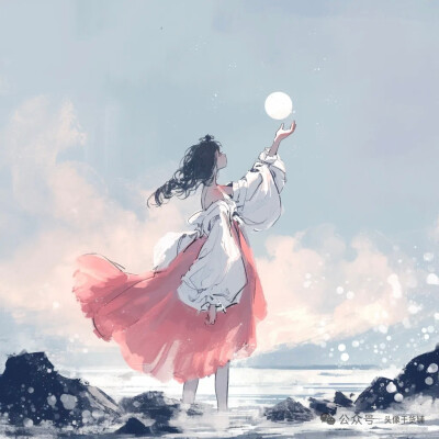 手绘女头❤