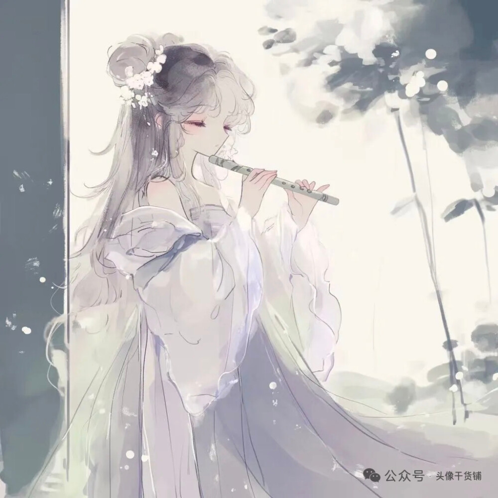 手绘女头❤