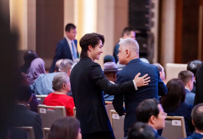 20250710
王一博北京参加全球文明对话部长级会议活动照