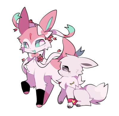 oc宝可梦设
姐妹不是母女但是姐姐没进化
来源：哔哩哔哩
作者：晴夜