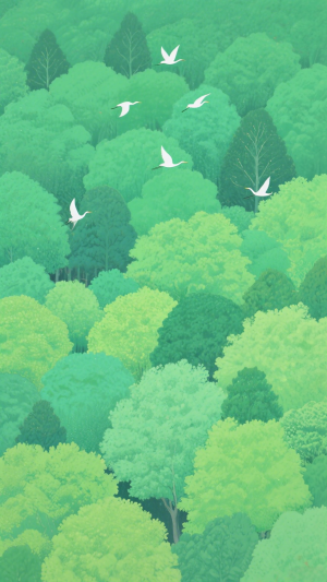 壁纸 绿色 森林 溪流