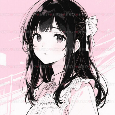 超可爱粉色系动漫女头~