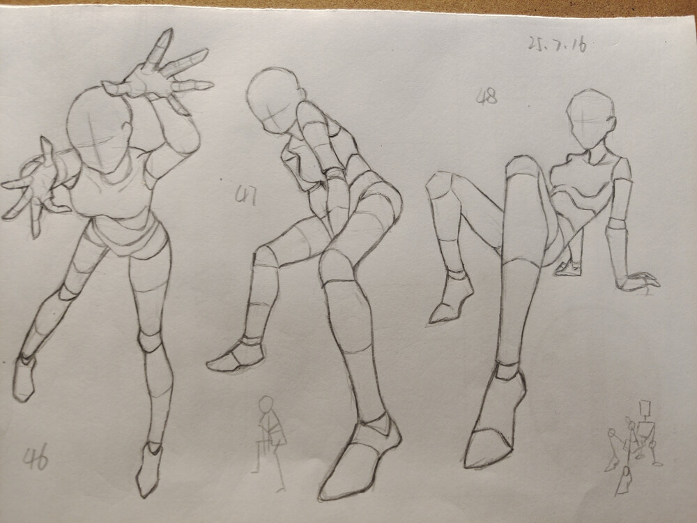 练习 图源xhs:速写超人寸寸