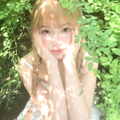 绿 绿色系 小清新 女头 风景