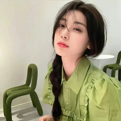 绿 绿色系 小清新 女头 风景