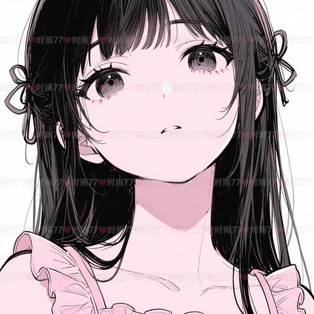 超可爱粉色系动漫女头~