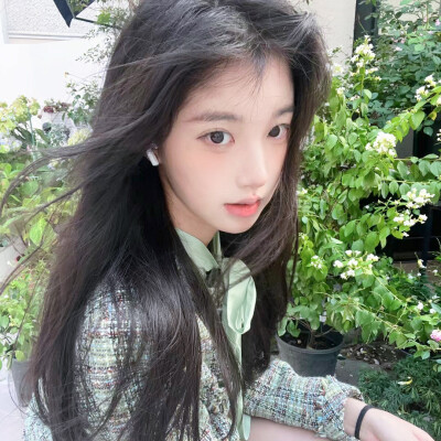 绿 绿色系 小清新 女头 风景