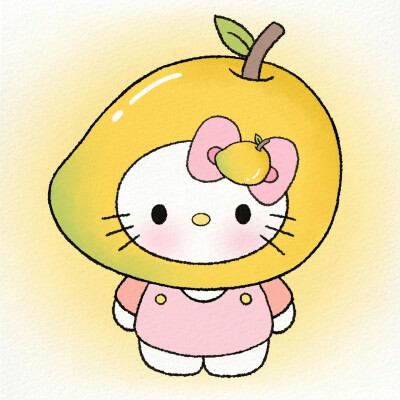 水果Kitty可爱头像
图源：辣苹果
#闺蜜头像#