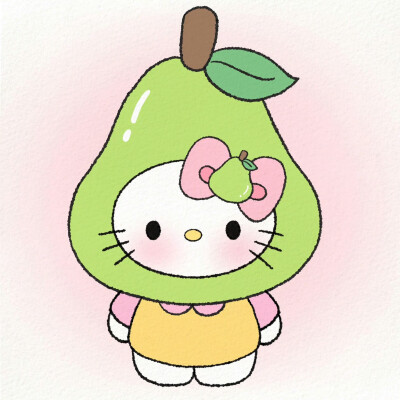 水果Kitty可爱头像
图源：辣苹果
#闺蜜头像#