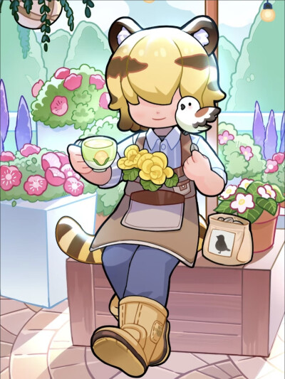 心动小镇 官方NPC角色海报 图片 壁纸 背景图 安妮 万尼亚 阿塔拉 布兰克