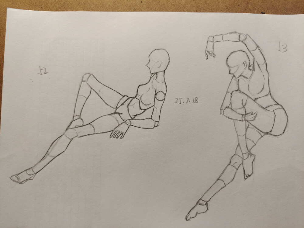 练习 图源xhs:速写超人寸寸