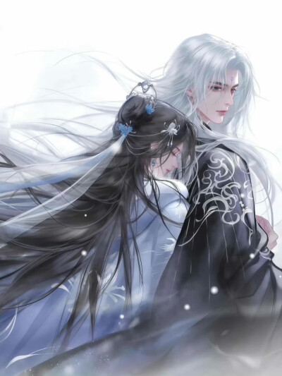 仙侠.分离.守候.
信任.少言.抵额.拥抱.青丝白发共白头.