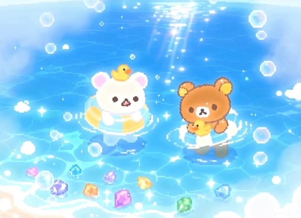 可爱像素平板壁纸