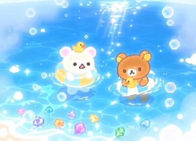 可爱像素平板壁纸