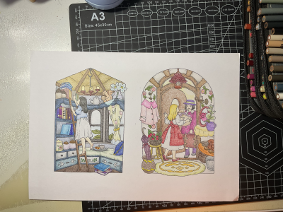 No.59 森林女孩
工具：霹雳马