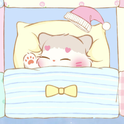 睡觉小猫头像