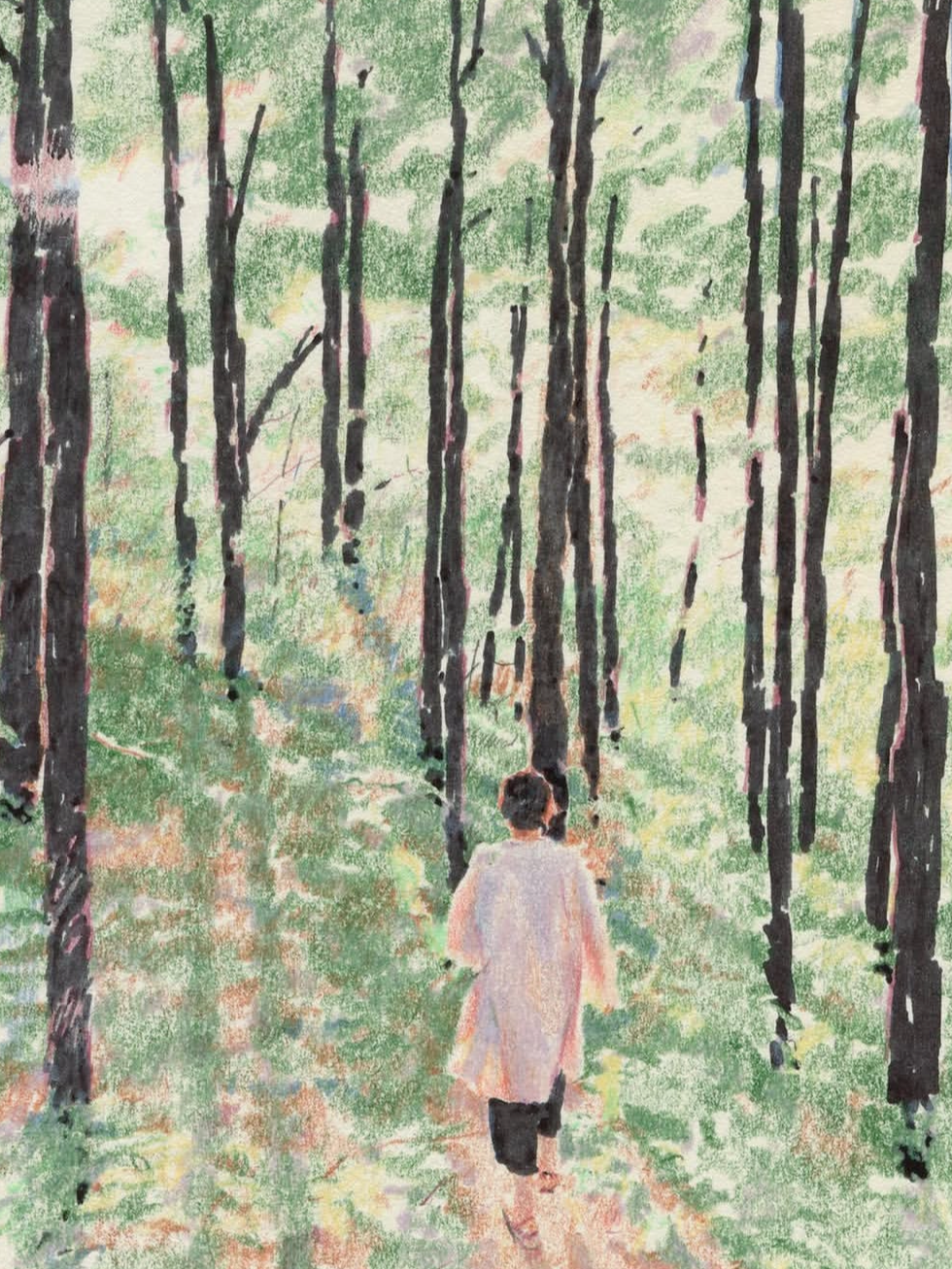 韩国插画师Kyutae Lee (又名 Kokooma) 用轻柔的笔触创造出梦幻美丽的场景，他说，自然中的万物是他 的灵感之源。Kokooma的风格在温柔的光线中创造失焦的和谐。完美的阴影、逼真的日落，镜头的光晕，都捕捉了自然界或宏大或微小的瞬间：“云彩和日落的混合光芒总是微妙的。雨后散布的光芒令人欣喜若狂。”