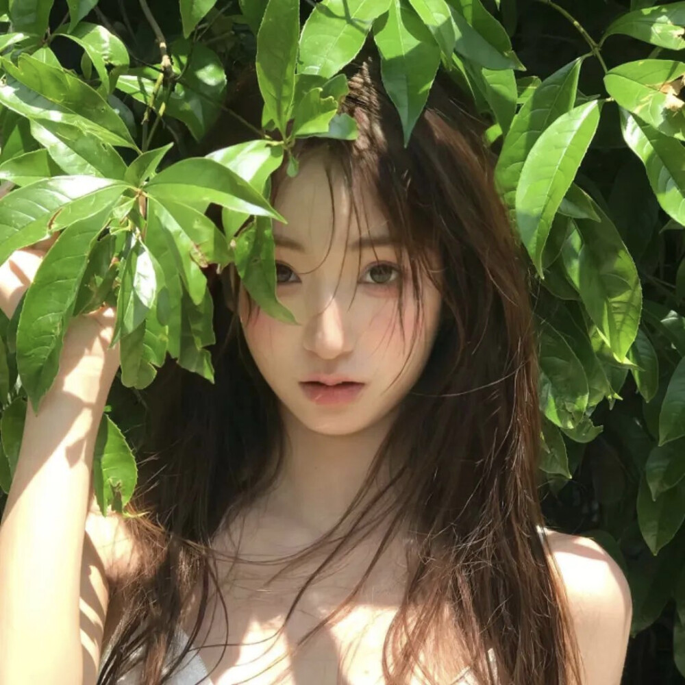 绿色系清新女头