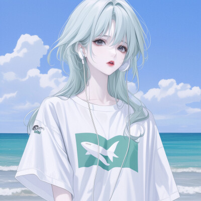 清新的薄荷之夏(•ૢ⚈͒⌄⚈͒•ૢ)情头