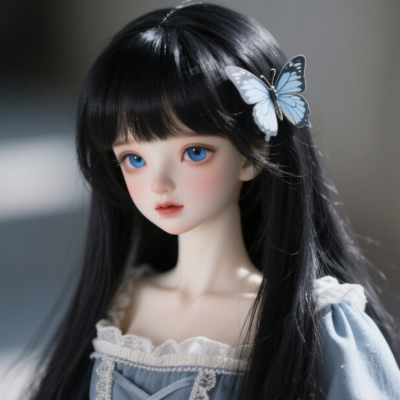 伪bjd女头（al生成的）

