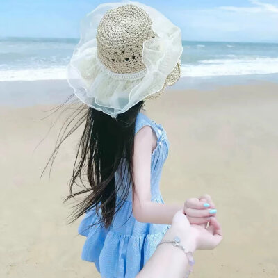 蓝色系闺蜜头像～