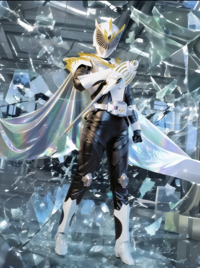 假面骑士白羽。假面骑士龙骑系列。(侵权删)