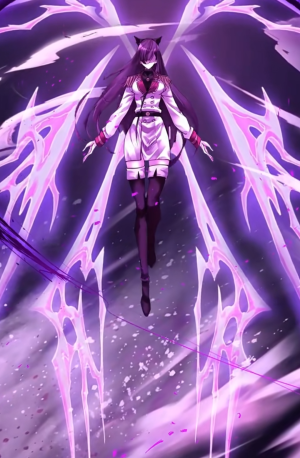 穆逢春制作，《斗罗大陆》漫画同人作品。星罗朱竹清，武魂幽冥灵猫。黑玉躯干魂骨-幽冥羽。(来源于网络，侵权删)  