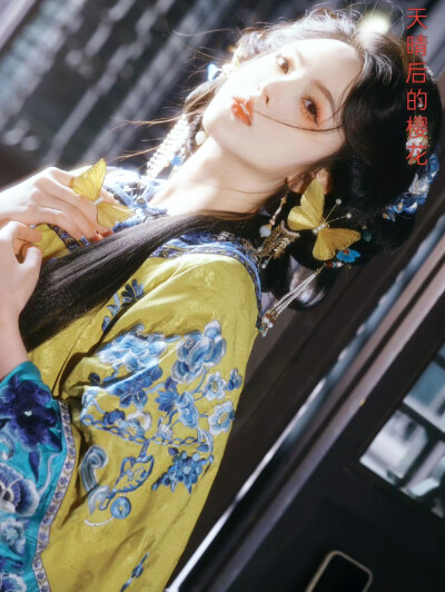 天晴后的樱花