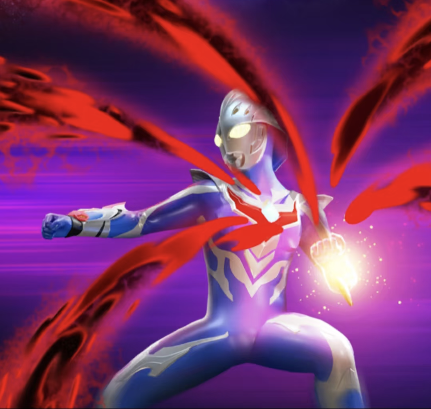 奈克赛斯奥特曼 蓝色青年。指节光线·转换。(侵权删)