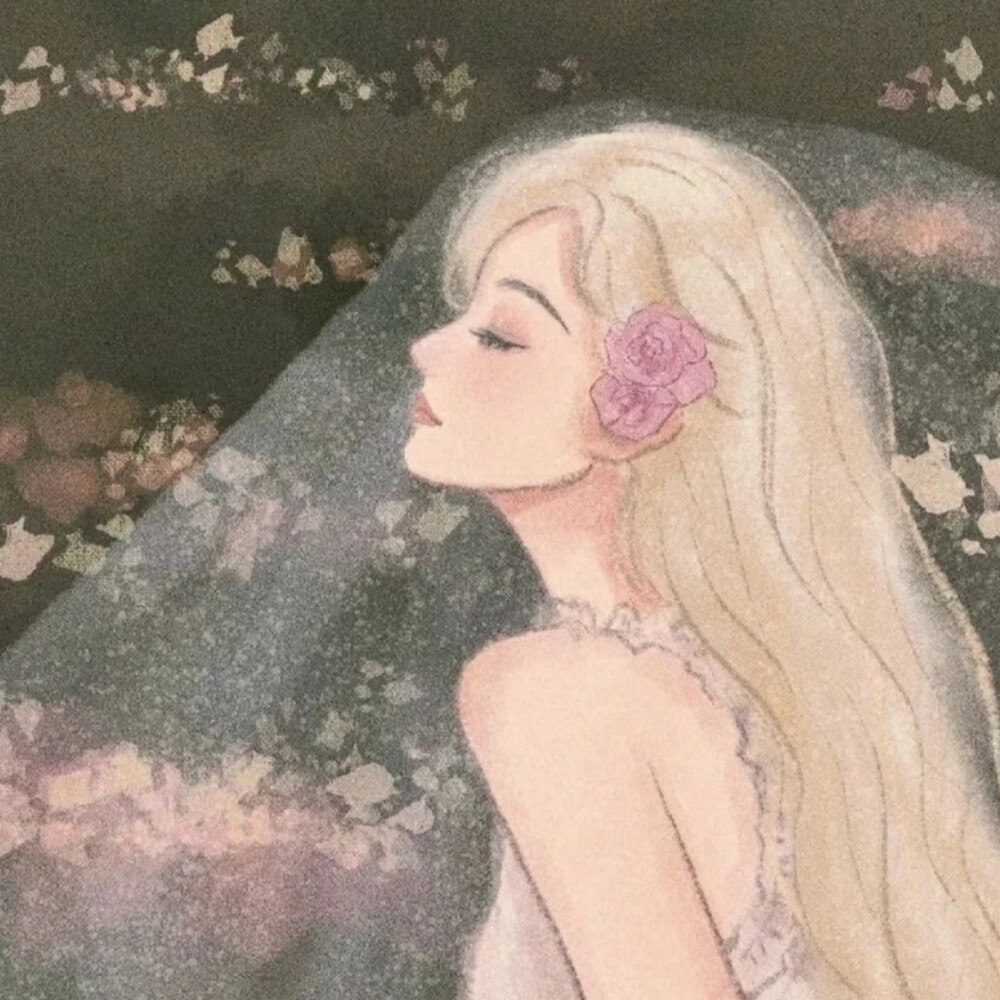 迪士尼公主手绘头像