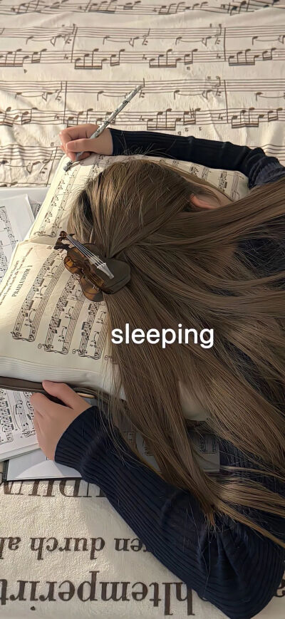 sleeping(_ _) ..zzZZ
