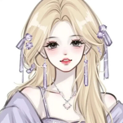 手绘女头像