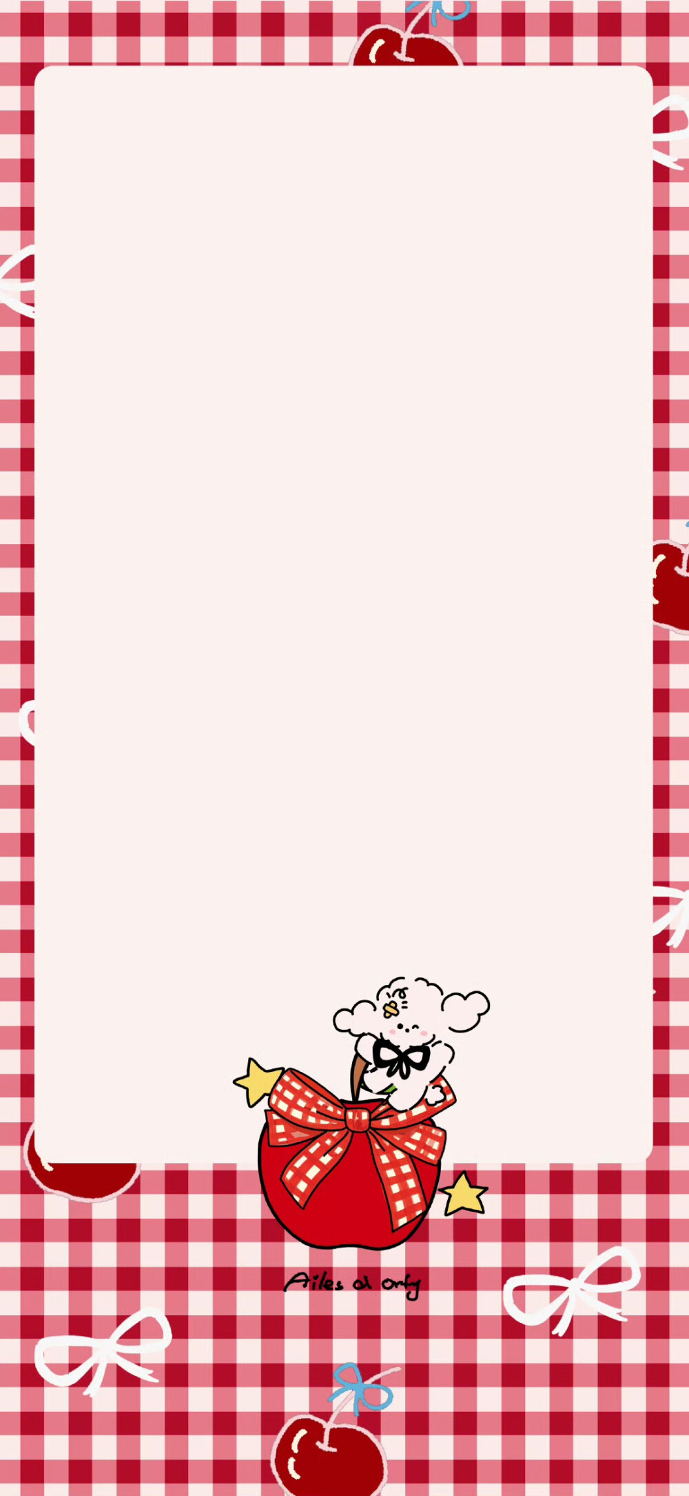 红色系苹果小狗壁纸套图