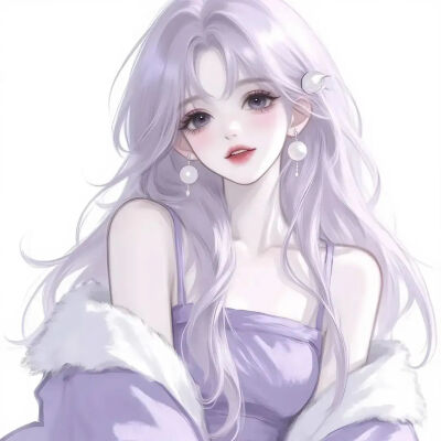 手绘女头像