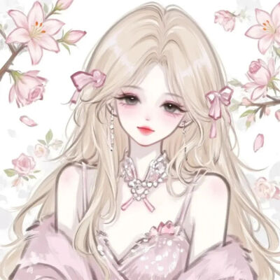 手绘女头像