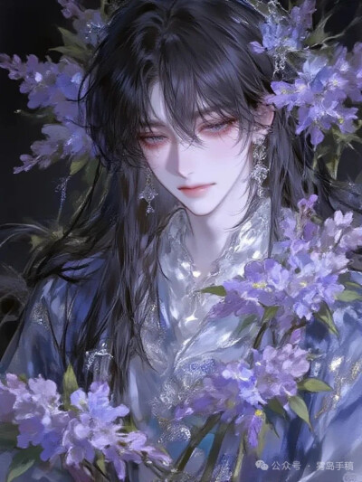 古风美男手绘