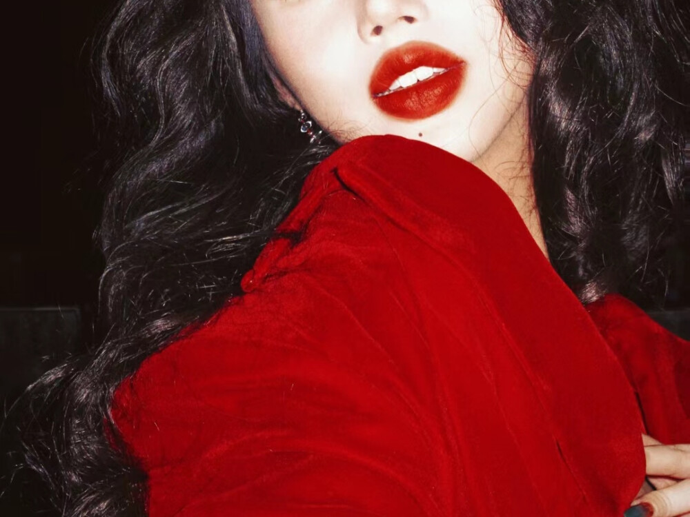 橙光素材，橙光女主，民国，港风，红唇