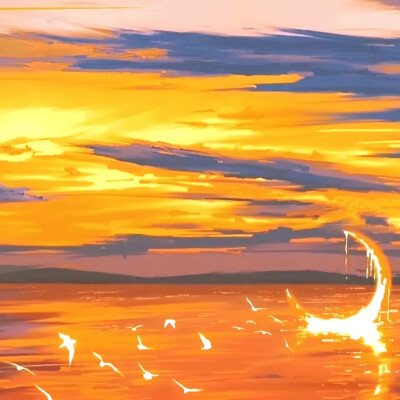 黄昏背景图