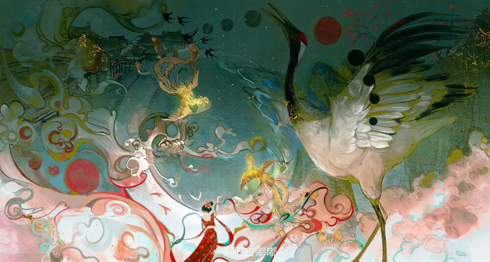 神仙往事｜画师：肥右嘟嘟